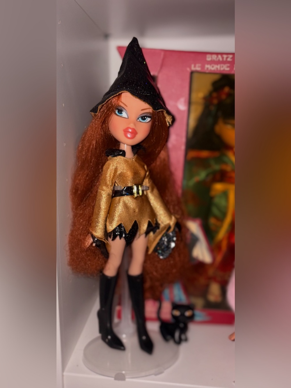 Bratz doll Witch Meygan costume party